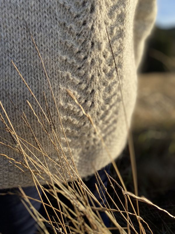 Strikkepakke - Påfugljakke