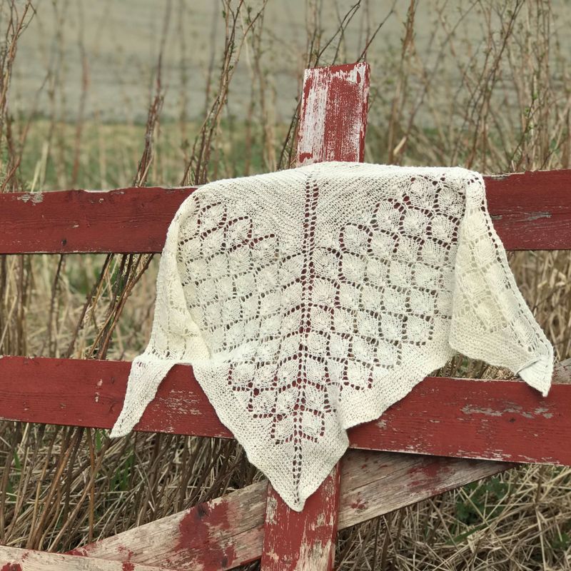 Strikkepakke - Pilebladsjal