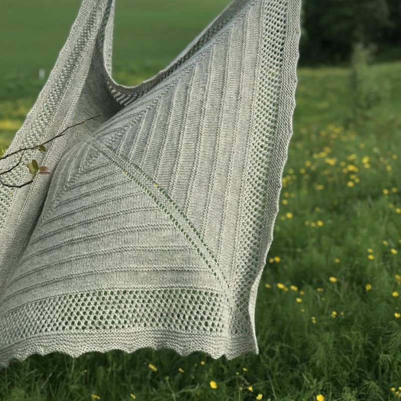 Strikkepakke -Martes bondeteppe