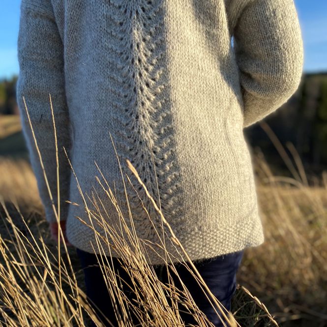 Hovedbilde Strikkepakke - Påfugljakke