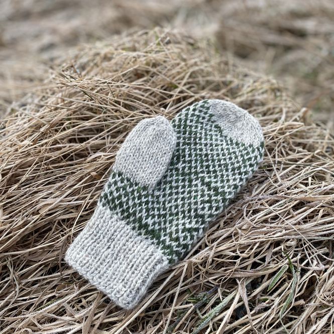 Hovedbilde Strikkepakke - Smårutavott 