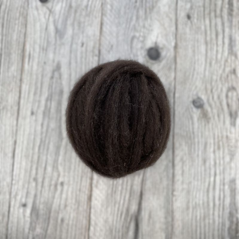 Kardebånd Blæsetsau - Natursvart