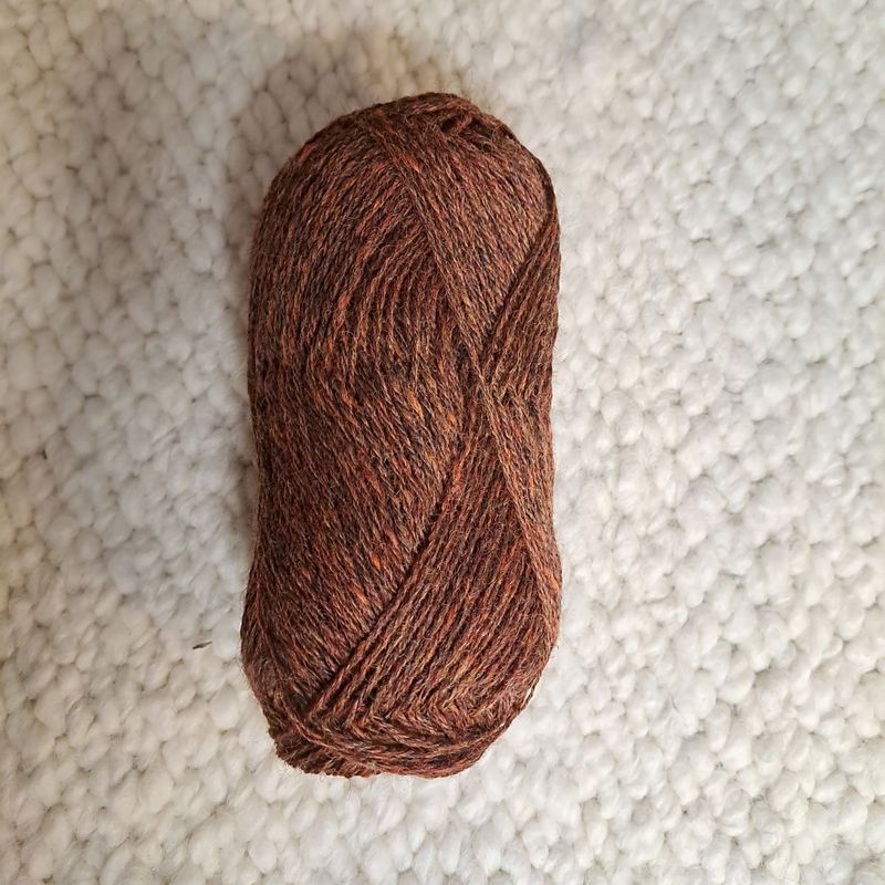 Strikkepakke- Enkel hals-Fargespunnet