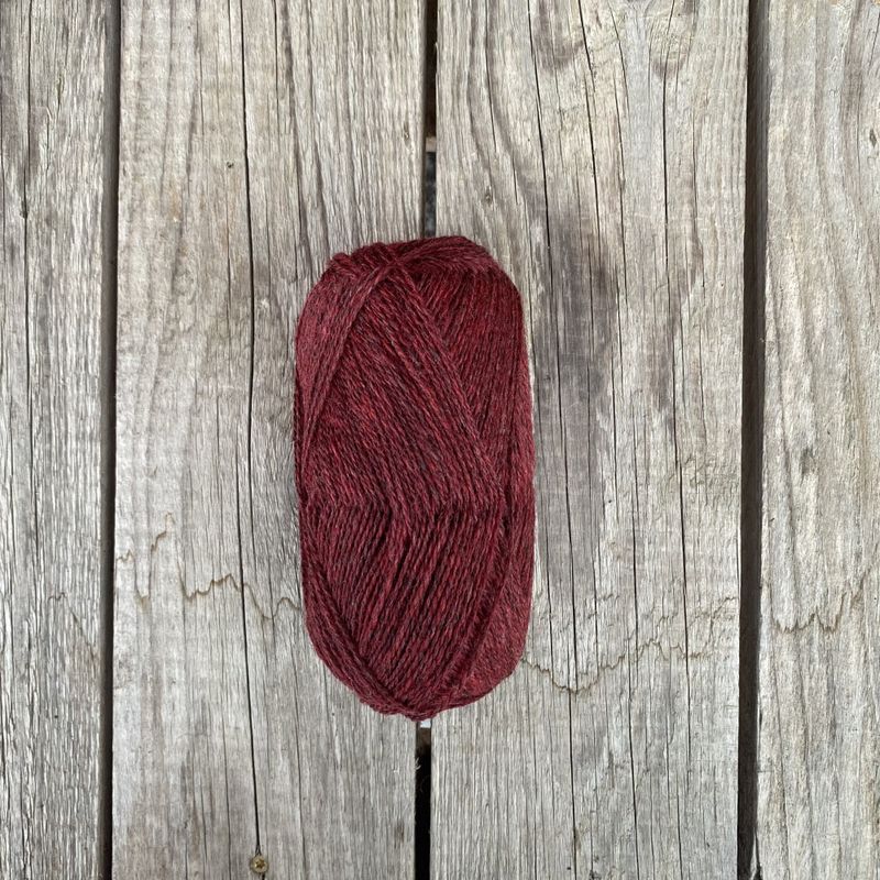 Strikkepakke- Enkel hals-Fargespunnet